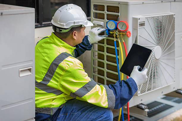 Professional Air Conditioning Repair technician working in Meriden, KS
